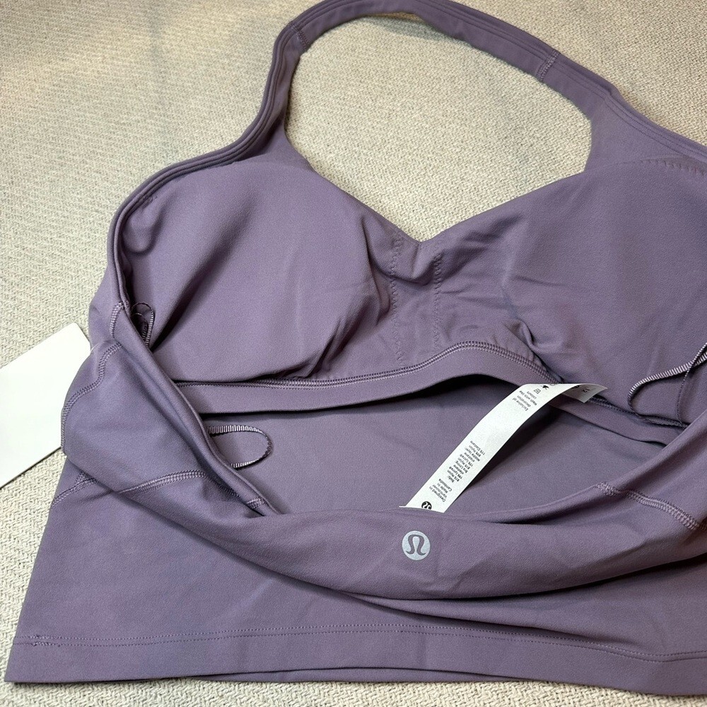 Lululemon Women’s Align Halter Tank Top Size 12 NWT $78 Purple Ash Rare image 6