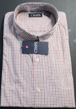 Chaps Red and Black Check Classic Fit Cotton Blend Size XXL NWTS