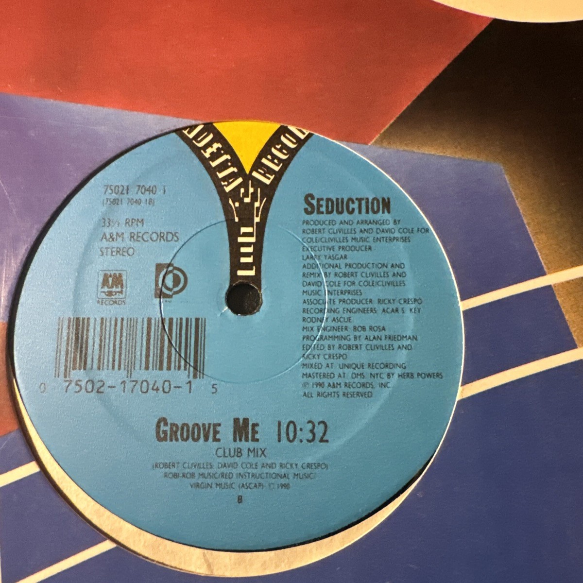 Seduction - Breakdown/ Groove Me 12”Vinyl Record 1990 | eBay