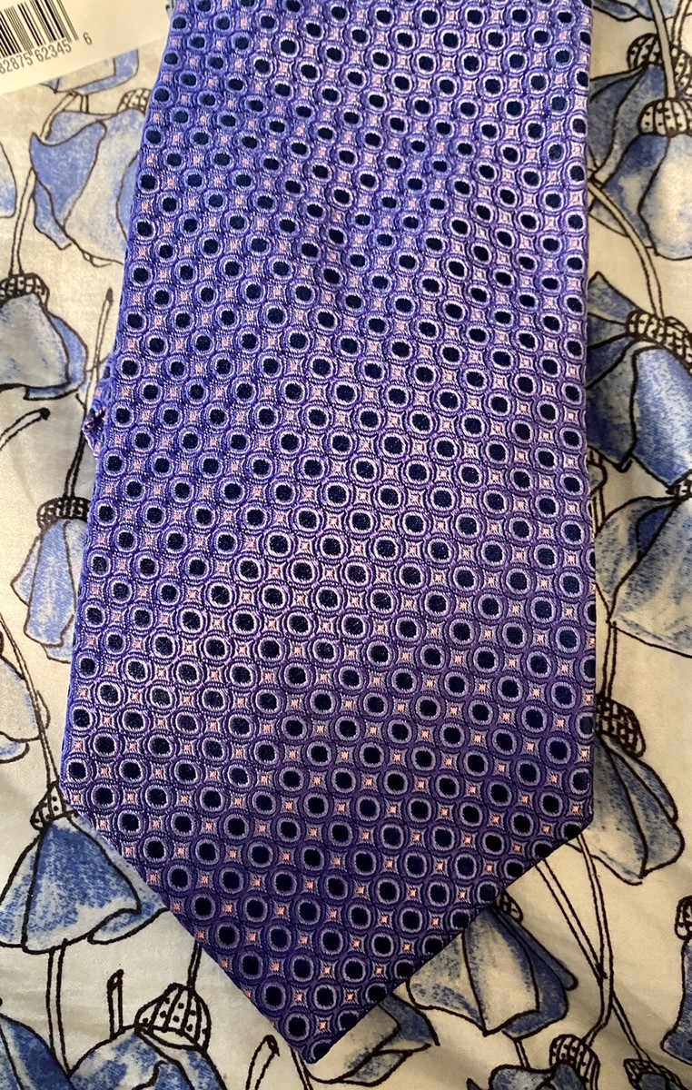 レトロハッピ Ted Baker Purple Pink Blue Tie 100% Silk NWT | eBay