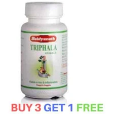 Herbal Triphala Triphla Guggul | Guggulu | Baidyanath | 80 Tabs | Indian Remedy