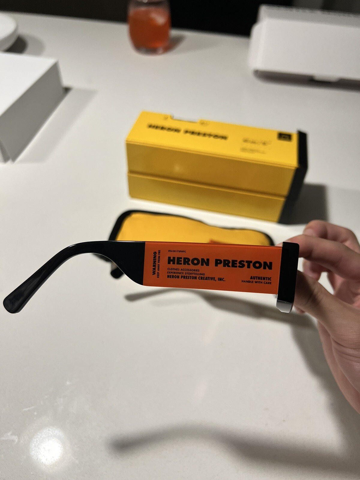 Gentle Monster x Heron Preston Level 0 01 Sunglasses Gem