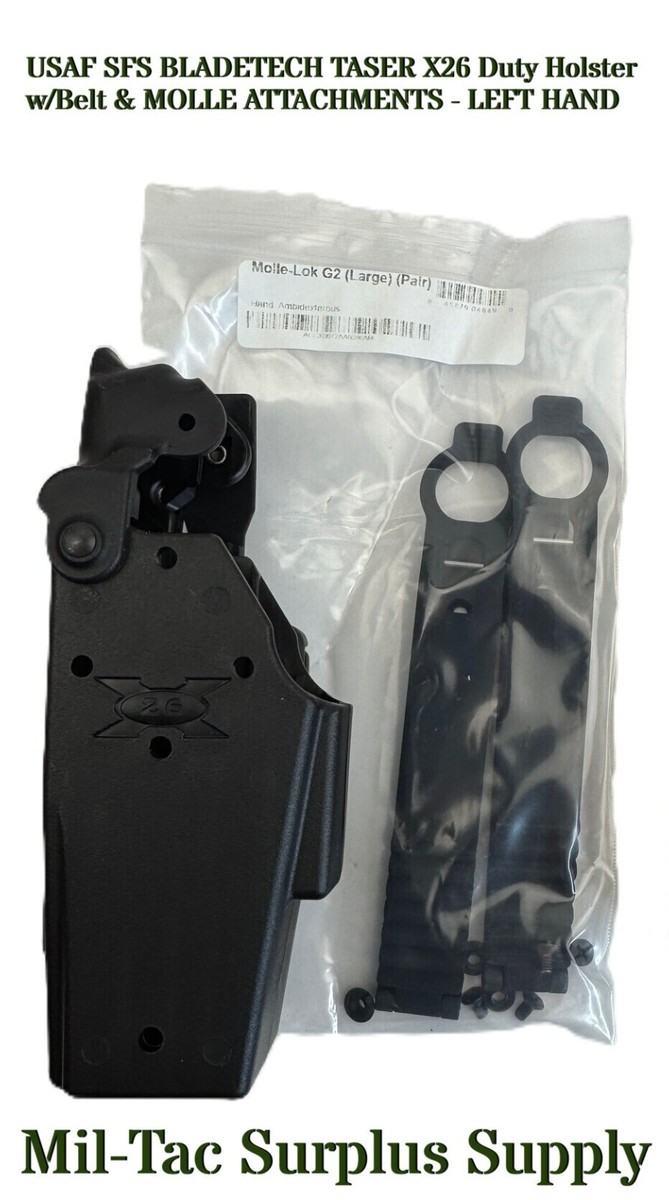 USAF SFS BLADETECH TASER X26 Duty Holster w/Belt & MOLLE
