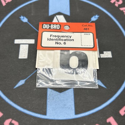 Du-Bro /Dubro. 461 Frequency Identification Sticker #6