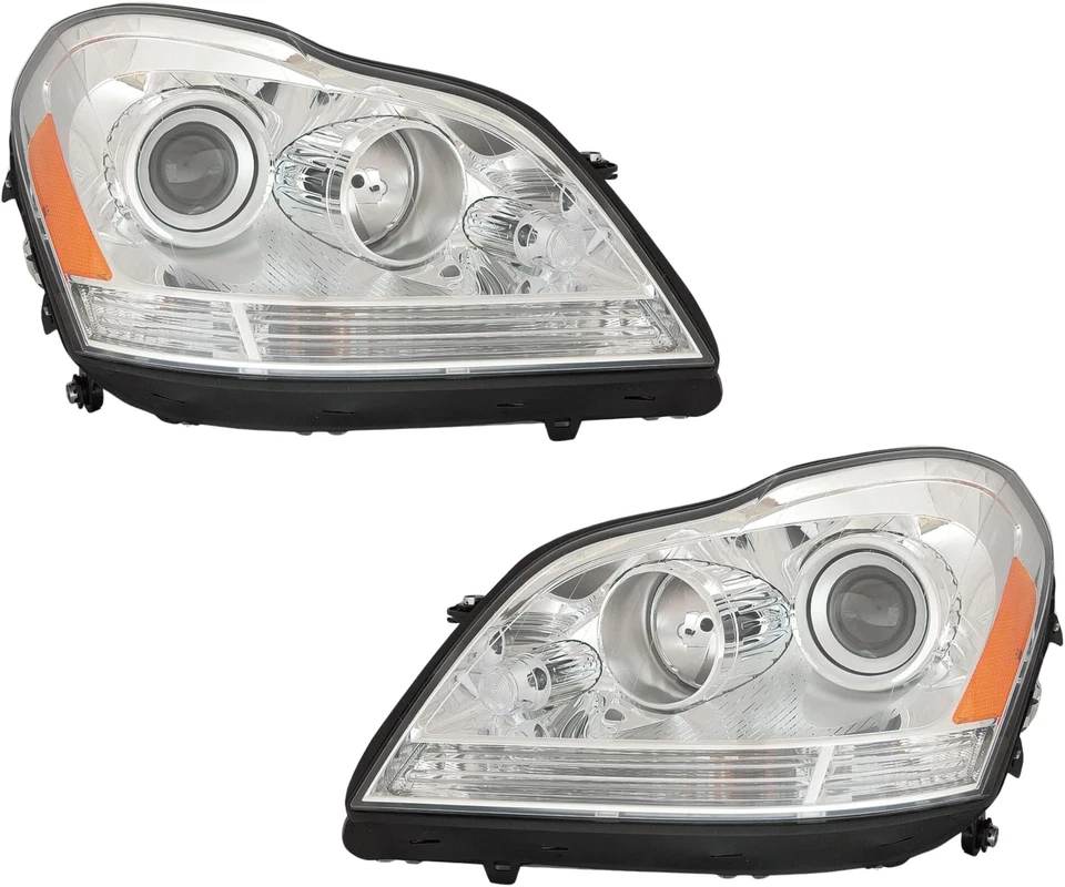 Par de faros para Mercedes-Benz Clase GL320/GL350/GL450/GL550, 2007-2012 Foto 2 de 4