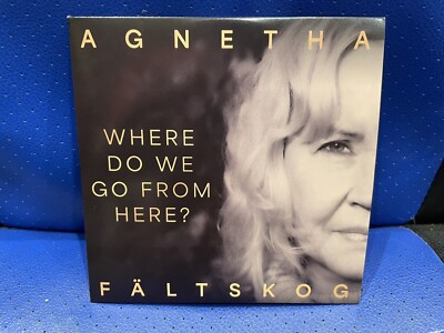 NEW EXCLUSIVE AGNETHA FALTSKOG WHERE DO WE GO FROM HERE? CD SINGLE ABBA IN HAND