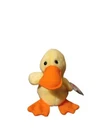 Vintage 1993 TY Original Beanie Babies Quacker Duck Plush With Tag Toy 6"