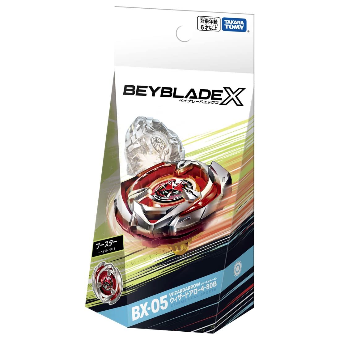 Takara Tomy Beyblade X BX-05 Booster Wizard Arrow 4-80B From Japan