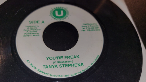 Tanya Stephens You're Freak 7" Reggae Vinyl Barry U Records Jamaica - Picture 2 of 2