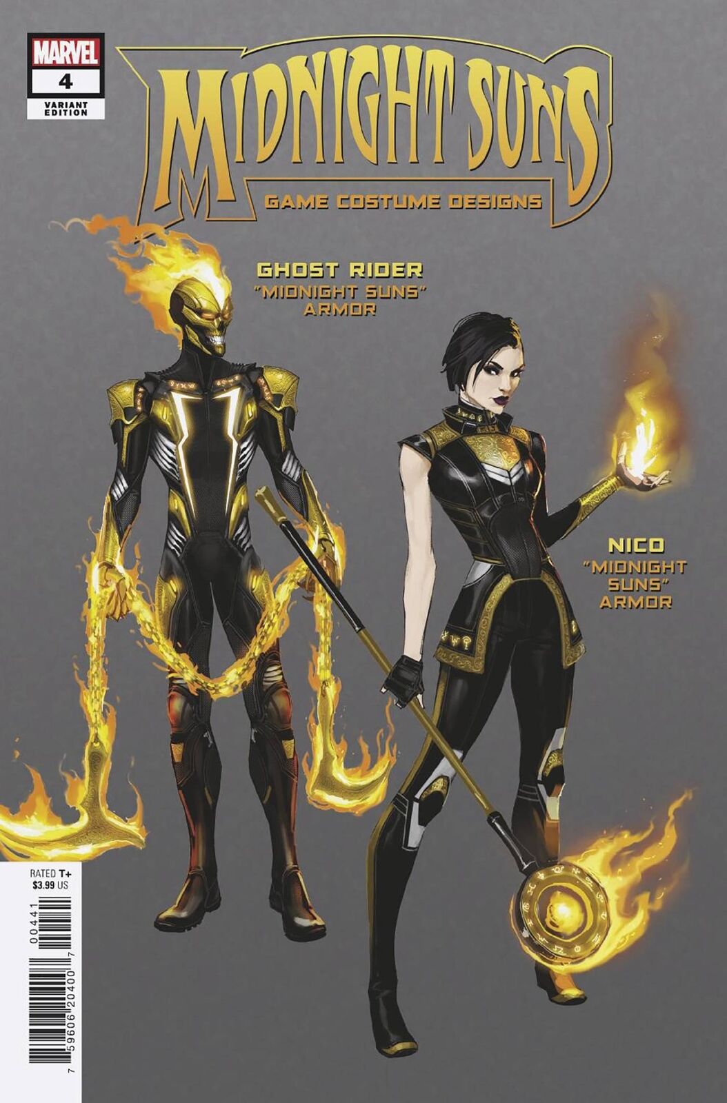 MIDNIGHT SUNS #4 GAME VARIANT NM MAGIK WOLVERINE DOCTOR DOOM GHOST RIDER  BLADE