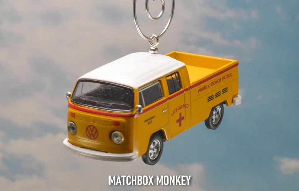 '76 Volkswagen Tipo 2 Doble Cabina Adorno de Navidad Salvavidas Waikiki Playa Foto 2 de 4