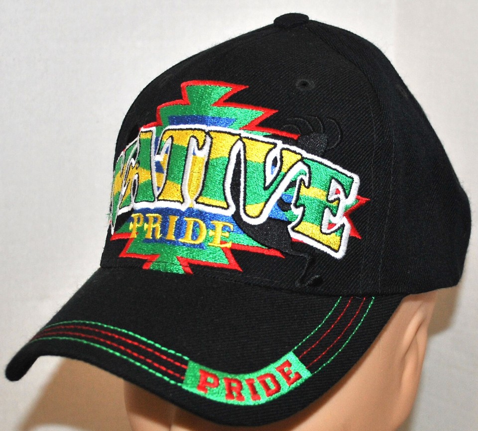 Native Pride LG Letters Black Novelty Hat NEW LAST ONE ! | eBay