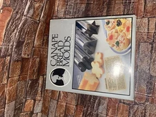 BAKERS ADVANTAGE Roshco CANAPE BREAD Molds 3pc Set Open Box