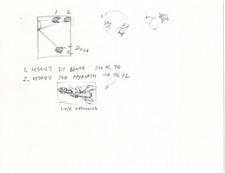 LADY and the TRAMP 2 Disney Production Drawing from Animators Estate 2001 B16