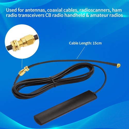 20x SMA Femelle vers MMCX Mâle Angle Droit Antenne Rallonge Câble Pigtail 15cm 6" - Photo 4/11