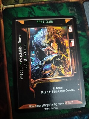 Aliens vs Predator AvP CCG TCG: Fast Claw