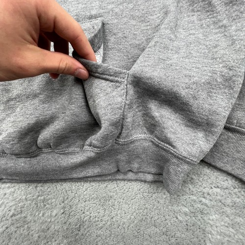 VTG Y2k Russell Athletic Distressed CWU Central Washington Gray Sewn Hoodie M - Picture 8 of 11
