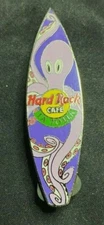 Hard Rock Cafe La Jolla - Octopus on Purple Surfboard HRC Logo Pin - Pin Pals