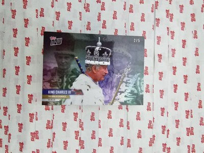 TOPPS NOW CORONATION KING CHARLES III THE KING IS CROWNED
