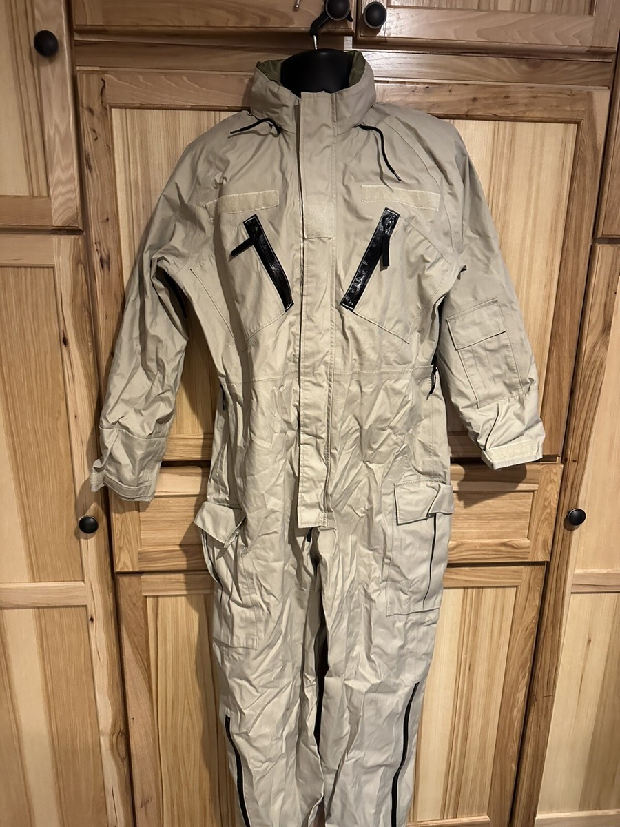 US Military Army Goretex JP-8 Fuel Handlers Coveralls Desert Tan  