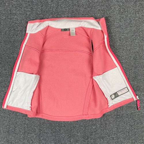 REI Pink Fleece Vest Girls M School Preppy Winter Full Zip Girly Princess Casual - Picture 4 of 9