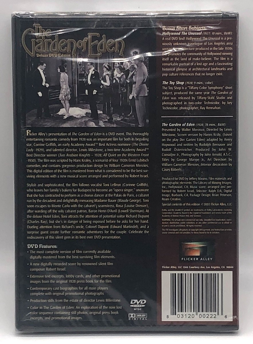 The Garden of Eden 1928 Deluxe DVD Edition Corinne Griffith