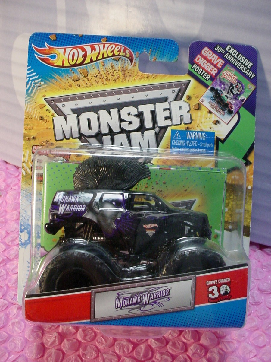 2012 Monster Jam MOHAWK WARRIOR∞Purple Truck;Grave Digger