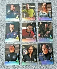 Image of STAR TREK ENTERPRISE SEASON 4 'IN A MIRROR' INSERT CARD SET M1 - M9