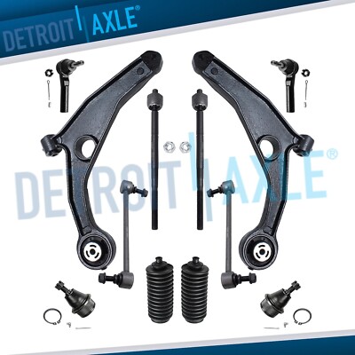 Front Lower Control Arm Tierod Sway Bar Ball Joint for 2009 - 2015 Dodge Journey