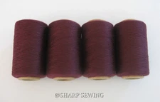 SANGRIA #650 SPUN POLYESTER SERGER & QUILTING THREAD 4 TUBES 1000 YDS. EACH