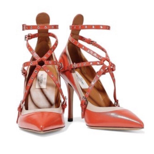 two-tone leather pumps Heels 8.5 | eBay