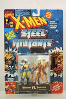Wolverine Vs Sabretooth - Die Cast Metal Figures - 1994 - Poseable - Mutant C... on sale Wolverine Vs Sabretooth - Die Cast Metal Figures - 1994 - Poseable - Mutant C... on sale
