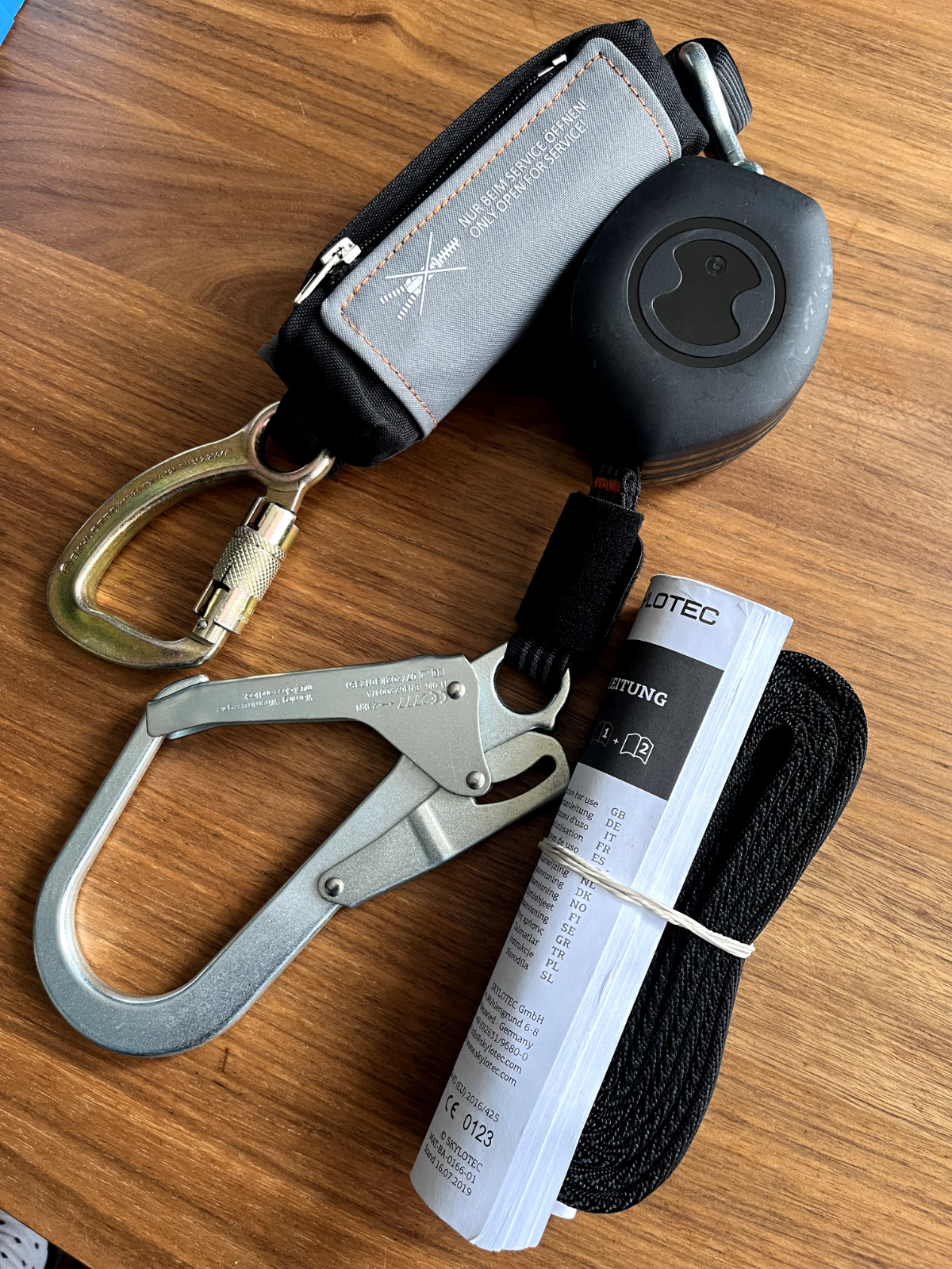 Skylotec PEANUT dispositivo de control de altura/self-retracting lifeline | 2,5 m + 1,2 m LOOP