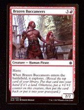 Brazen Buccaneers Magic the Gathering Ixalan Creature Human Pirate Common