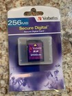Brand New In Box Verbatim Secure Digital Card 256mb/Sd card