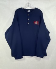 San Francisco 1/4 Button Pullover Sweatshirt Large San Francisco California