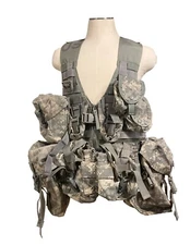 MOLLE II US Army Fighting Load Carrier FLC Tactical Vest w/ 9 Pouches!