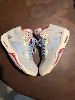 Air Jordan 5 SP Trophy Room Ice Blue Men's Size 10.5  CI1899-400 Pre-Owned