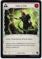 Oath Of Oak (Red) Foil PEN219 Compendium of Rathe Flesh and Blood