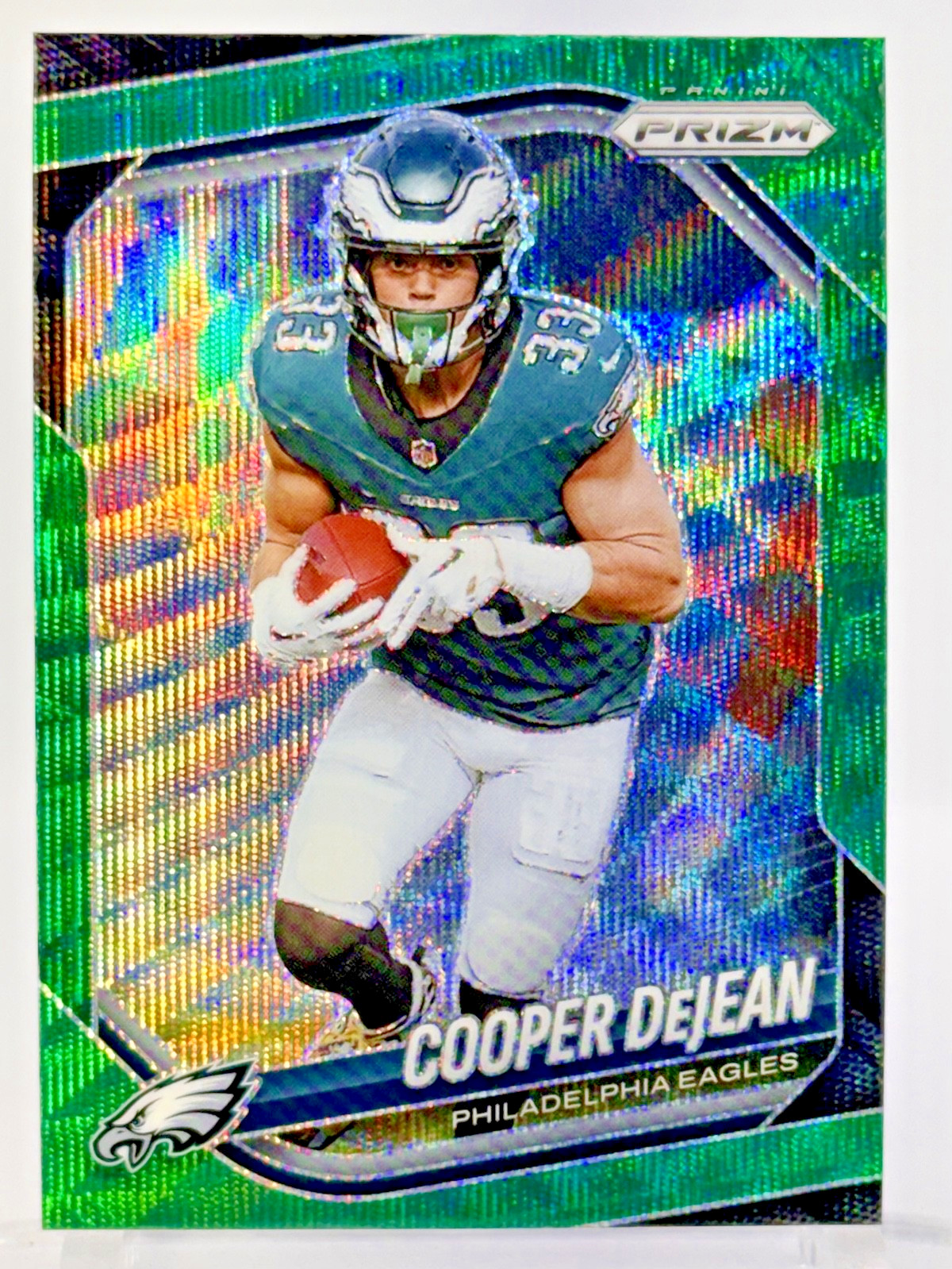 2025 Panini Prizm - Cooper DeJean #170 Green Wave Prizm - COLOR MATCH - Eagles