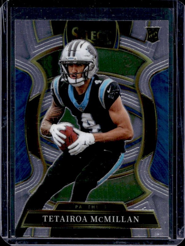 2025 Panini Select Tetairoa McMillan Concourse Rookie RC #44 Panthers