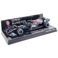 2021 Lewis Hamilton Mercedes-Amg F1 W12 Winner Brazilian Gp - 1/43 Minichamps