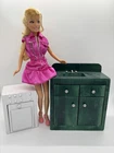 Vintage Handmade Wood Furniture Sink Washer Barbie (NI) 12” Doll Green White