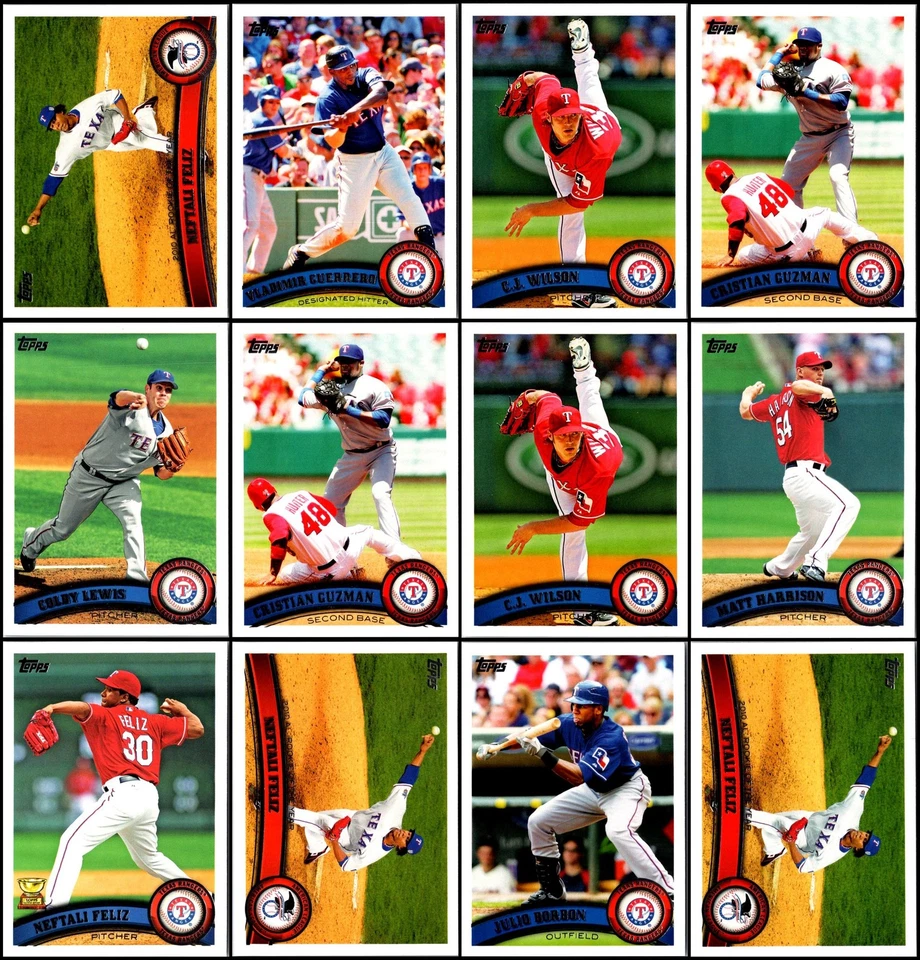 Lote de cartas 2011 Topps Texas Rangers (51) - EXCLUSIVO - ESTEJA ENTRE OS PRIMEIROS A OVER... - Imagem 4 de 4