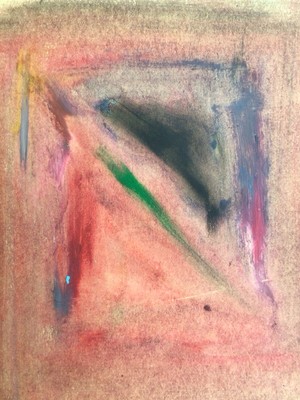 Indian Bindu Painting Pastels Modern Art India Chakra  Contemporary Tantra