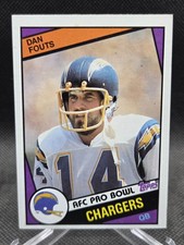 1984 Topps Football Dan Fouts #179 SD Chargers