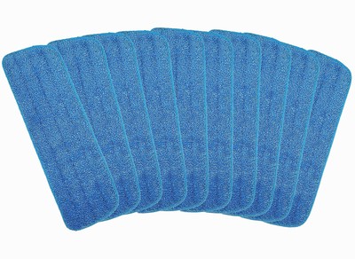 10 Pack Microfiber Spray Mop Replacement Heads for Wet/Dry Mops Floor Cleanin...