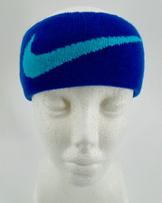 Nike Seamless Knit Headband Youth Reversible Game Royal/Blue Void/Turquoise