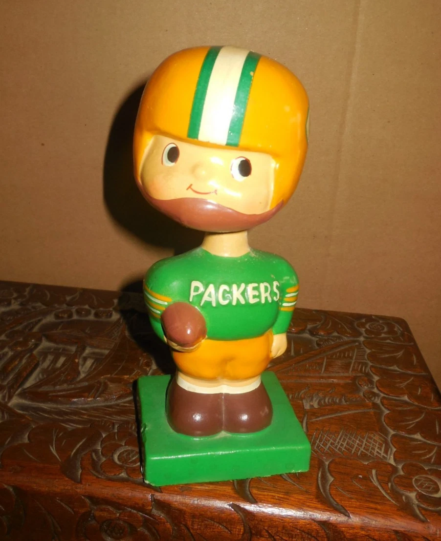 NFL グリーンベイ パッカーズ ビンテージ ボブルヘッド 首振り人形 Green Bay Packers Football Vintage Bobble Heads for sale | eBay