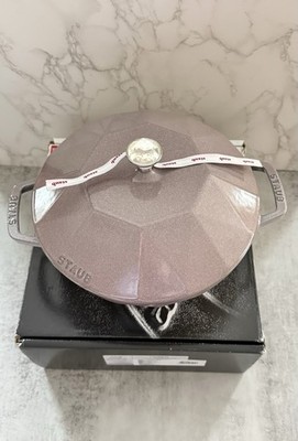 Staub Cast Iron Pink Diamond 24 3.8Qt Cocotte Cherry Blossom